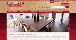 Desktop Screenshot of emerzianwoodworking.com